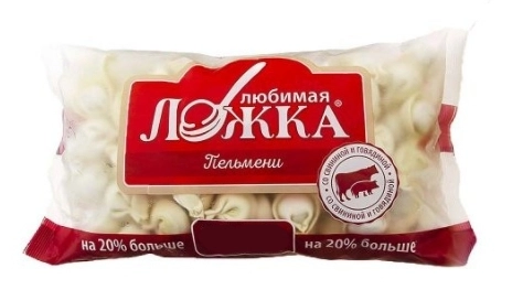 Пельмени ЛЮБИМАЯ ЛОЖКА со свининой и говядиной 1 кг