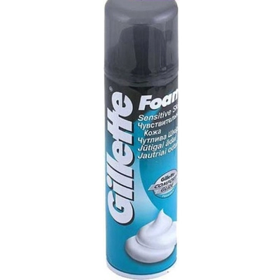 Пена для бритья GILLETTE Sensitive Skin 200 мл, аэрозоль