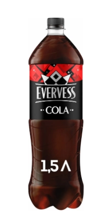 Напиток EVERVESS "Кола освежающая" сильногазированный 1,5 л