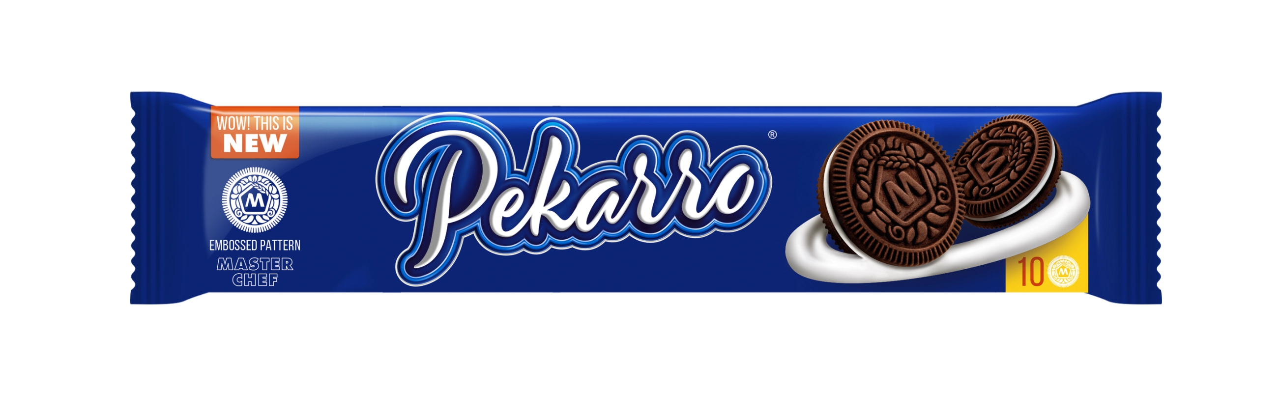 Печенье МОРОЗОВ "Pekarro" с какао и начинкой с ванильным вкусом сахарное 95 г