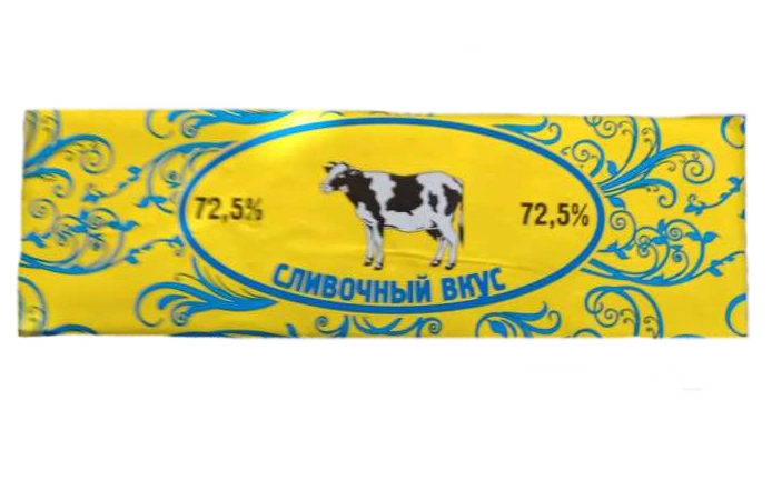Масло сливочное СЫРНАЯ ДОЛИНА "Золотые узоры" 450 г 72,5%