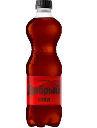 Напиток ДОБРЫЙ "Cola" без сахара газированный 0.5 л