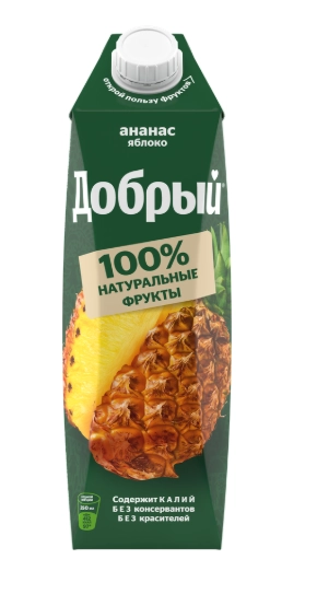 Нектар ДОБРЫЙ ананас-яблоко 2 л