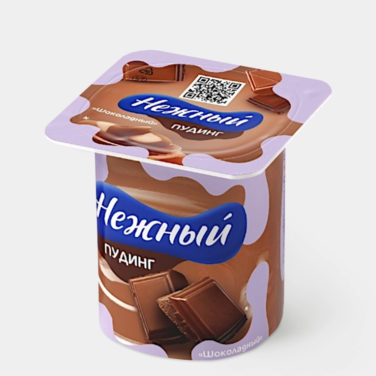 Пудинг молочный EHRMANN "Нежный" шоколадный 100 г 2,8%