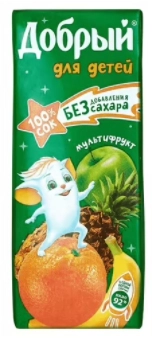 Сок ДОБРЫЙ мультифрукт 0,2 л
