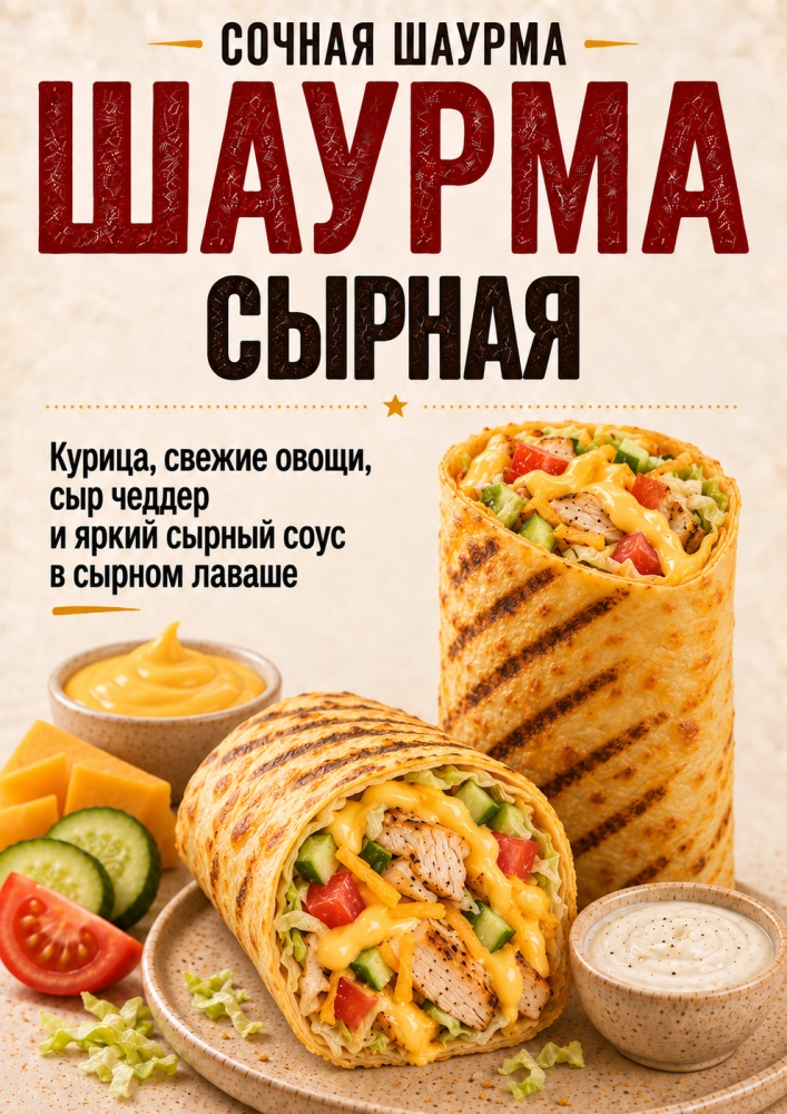 Шаурма сырная Купреев