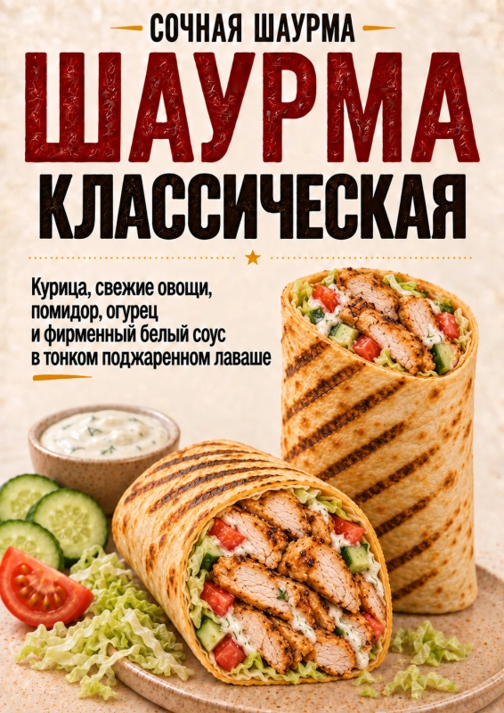 Шаурма с курицей ИП Купреев