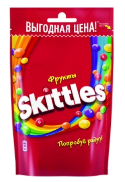Драже SKITTLES фрукты 70 г