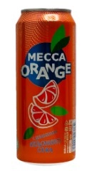 Напиток MECCA "Orange" сильногазированный 0,45 л