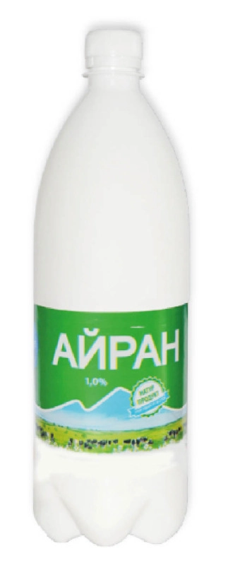 Напиток кисломолочный КУБАНЬРУС-МОЛОКО "Айран" горный низкокалорийный 1 л
