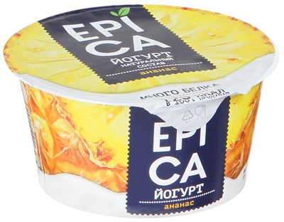 Йогурт EPICA ананас 130 г 4,8%