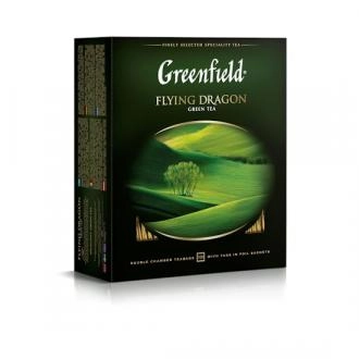 Чай зеленый GREENFIELD "Flying Dragon" 100 &times; 2 г