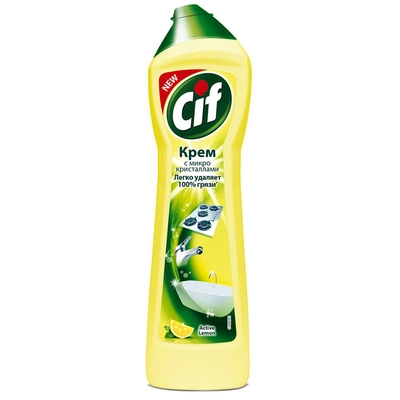 Крем чистящий CIF "Active lemon" универсальный 500 мл