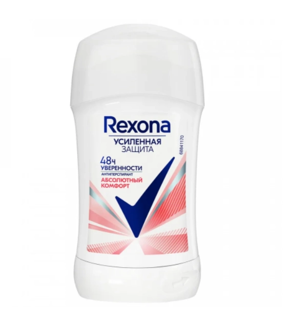 Антиперспирант REXONA &laquo;Абсолютный контроль&raquo; стик 40 мл