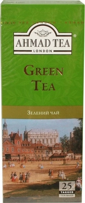 Чай зеленый AHMAD TEA "Green Tea" 25х2г