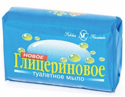 Мыло туалетное Новое Глицериновое упаковка 90 г