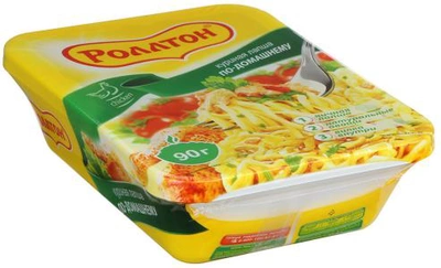 Лапша РОЛЛТОН "По-домашнему" куриная 90 г, лоток