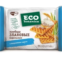 Вафли ECO-BOTANICA "Вафельные хлебцы злаковые с творожным сыром" с  жировой начинкой 75 г