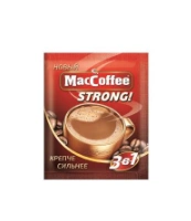 Кофейный напиток MACCOFFEE Strong 3в1 18 г