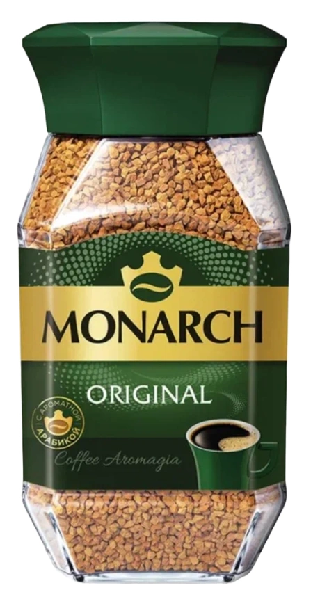 Кофе растворимый MONARCH Original 95 г, стеклянная банка