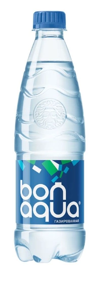 Вода питьевая BONAQUA газированная 0,5 л