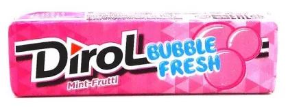 Жевательная резинка DIROL Bubble gum мята-фрукты 13.6 г Жевательная резинка DIROL Bubble gum мята-фрукты 13.6 г