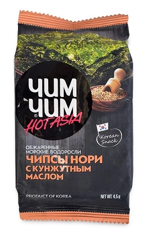 Чипсы-нори ЧИМ-ЧИМ "С кунжутным маслом" 4,5 г