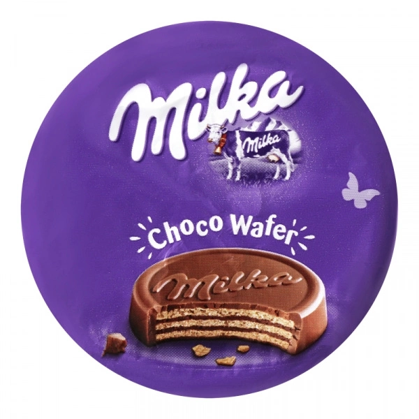 Вафли MILKA "Choco wafer" с какао, покрытые молочным шоколадом 30 г