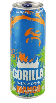 Напиток энергетический GORILLA "Mango Coconut" 0,45 л