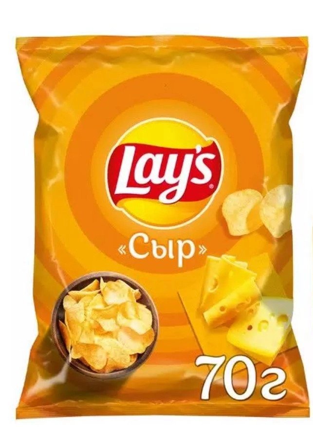 Чипсы LAY'S "Сыр" 70 г