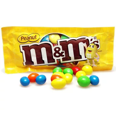 Драже M&MS шоколадное с арахисом 45 г