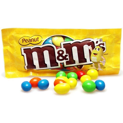 Драже M&MS шоколадное с арахисом 45 г Драже M&MS шоколадное с арахисом 45 г