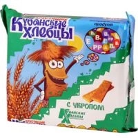 Хлебцы хрустящие "Кубанские хлебцы" с укропом упаковка 100 г