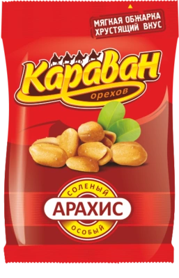 Арахис КАРАВАН ОРЕХОВ Премиум жареный соленый 90 г