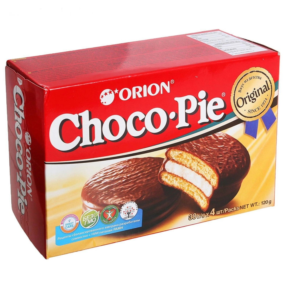 Печенье ORION Choco-Pie 120 г 4 шт